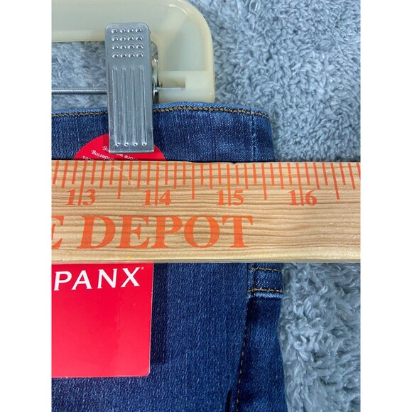 Spanx Women Distressed Skinny Jean Jeggings Pull On Pants Medium Wash Size Large - Picture 3 of 8